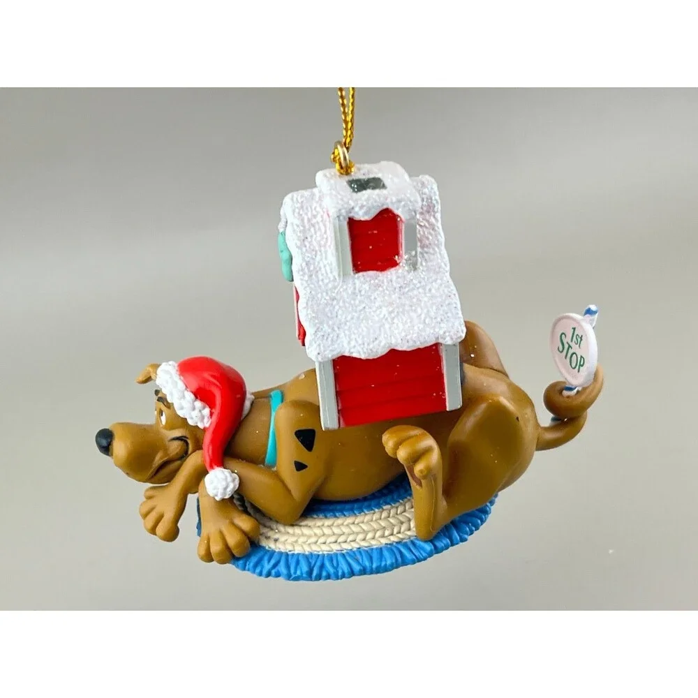 Vtg 2002 Cartoon Network SCOOBY-DOO! Doghouse 1st Stop Ornament Christmas Tree